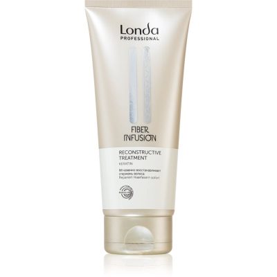 Londa Professional Fiber Infusion In-Salon Reconstructive Treatment obnovující maska pro poškozené vlasy s keratinem 200 ml - parfo.cz