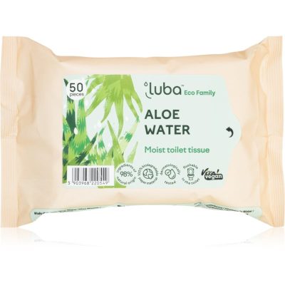 Luba ECO Family vlhčený toaletní papír Aloe vera 50 ks - parfo.cz