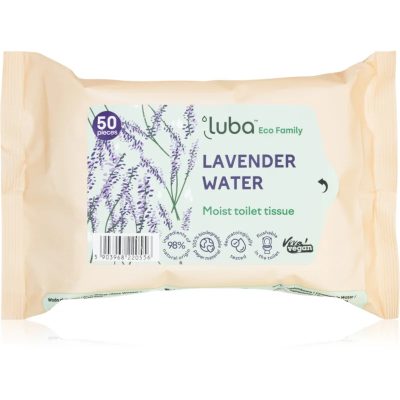 Luba ECO Family vlhčený toaletní papír Lavander 50 ks - parfo.cz