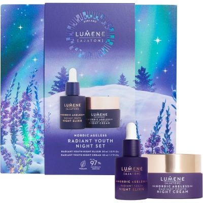 Lumene AJATON Nordic Ageless dárková sada na noc Radiant Youth - parfo.cz