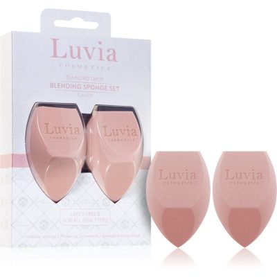 Luvia Cosmetics Diamond Drop Blending Sponge Set multifunkční houbička na make-up duo barva Candy 2 ks - parfo.cz
