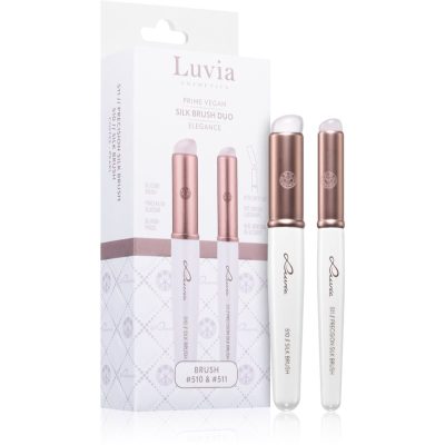 Luvia Cosmetics Silk Brush Duo Elegance sada štětců na oční stíny - parfo.cz