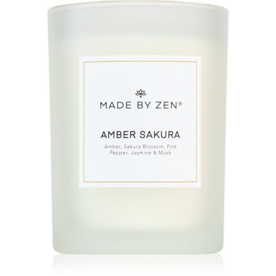 MADE BY ZEN Amber Sakura vonná svíčka 250 g - parfo.cz