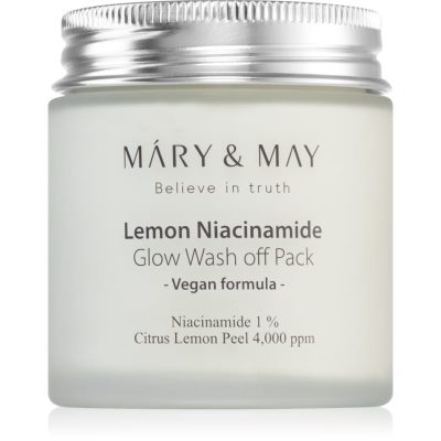 MARY & MAY Lemon Niacinamid hydratační a rozjasňující maska 125 g - parfo.cz