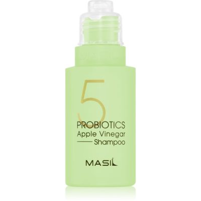 MASIL 5 Probiotics Apple Vinegar hloubkově čisticí šampon na vlasy a vlasovou pokožku 50 ml - parfo.cz