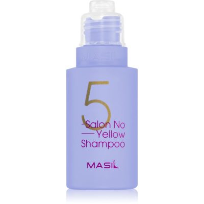 MASIL 5 Salon No Yellow fialový šampon neutralizující žluté tóny 50 ml - parfo.cz