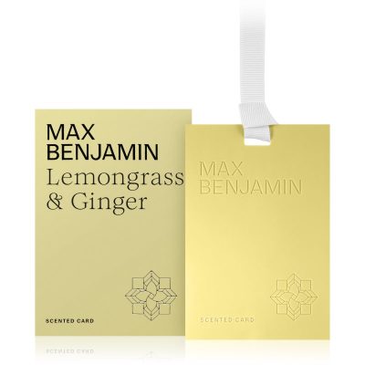 MAX Benjamin Lemongrass & Ginger vonná karta 1 ks - parfo.cz