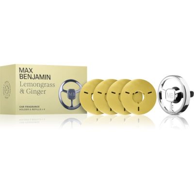 MAX Benjamin Lemongrass & Ginger vůně do auta dárková sada - parfo.cz