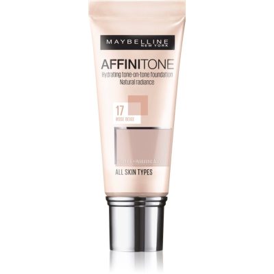 MAYBELLINE NEW YORK Affinitone hydratační make-up odstín 17 Rose Beige 30 ml - parfo.cz