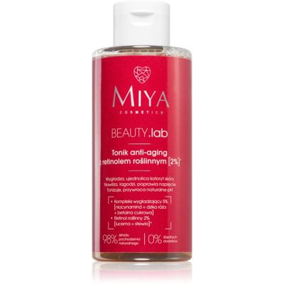 MIYA Cosmetics BEAUTY.lab pleťové tonikum redukující projevy stárnutí 150 ml - parfo.cz
