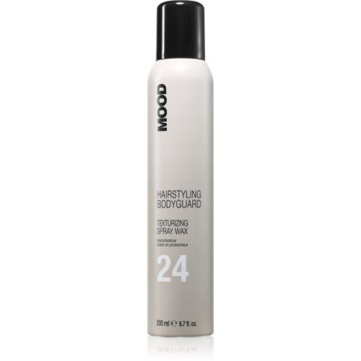 MOOD Hairstyling Bodyguard Texturizing Spray Wax lak na vlasy pro lesk a hebkost vlasů 200 ml - parfo.cz