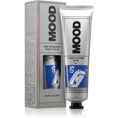MOOD Paint Colors permanentní barva na vlasy odstín Blue 100 ml - parfo.cz