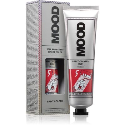 MOOD Paint Colors permanentní barva na vlasy odstín Red 100 ml - parfo.cz