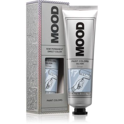 MOOD Paint Colors permanentní barva na vlasy odstín Silver 100 ml - parfo.cz