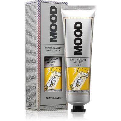 MOOD Paint Colors permanentní barva na vlasy odstín Yellow 100 ml - parfo.cz