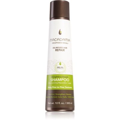 Macadamia Natural Oil Weightless Repair lehký hydratační šampon pro všechny typy vlasů 300 ml - parfo.cz