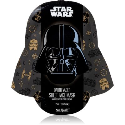 Mad Beauty Star Wars Darth Vader antioxidační plátýnková maska s extraktem z čajovníku 25 ml - parfo.cz