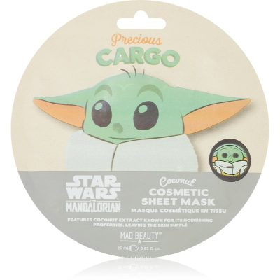 Mad Beauty Star Wars Grogu plátýnková maska se zjemňujícím účinkem 25 ml - parfo.cz