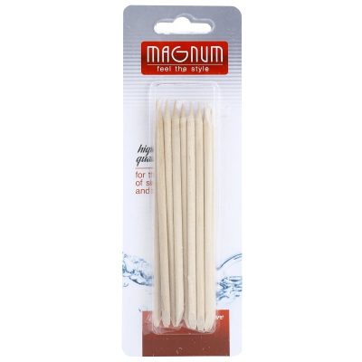 Magnum Feel The Style dřevěný zatlačovač nehtové kůžičky 10 ks 11 cm - parfo.cz