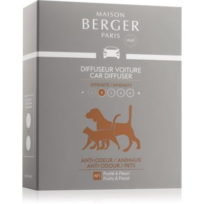 Maison Berger Paris Anti Odour Animal vůně do auta náhradní náplň 2x17 g - parfo.cz