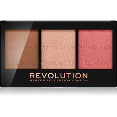 Makeup Revolution Ultra Sculpt & Contour paleta na kontury obličeje odstín Ultra Fair C01 11 g - parfo.cz