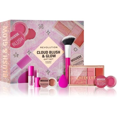 Makeup Revolution Xmass 2024 Cloud Blush & Glow dárková sada na obličej - parfo.cz
