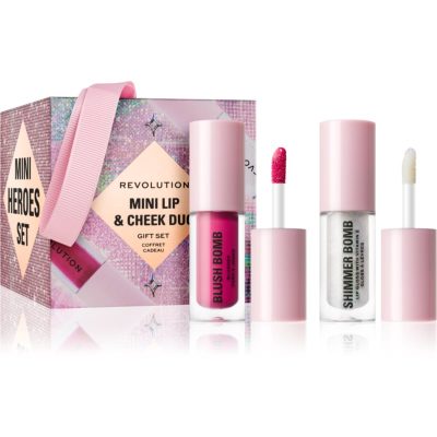 Makeup Revolution Xmass 2024 Mini Cheek & Lip Duo dárková sada na obličej - parfo.cz