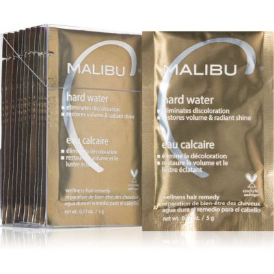 Malibu C Wellness Hair Remedy Hard Water detoxikační kúra na vlasy 12x5 g - parfo.cz