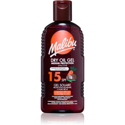 Malibu Dry Oil Gel Beta Carotene olej na opalování s betakarotenem 200 ml - parfo.cz