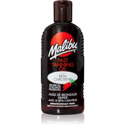 Malibu Fast Tanning Oil přípravek k urychlení a prodloužení opálení 200 ml - parfo.cz