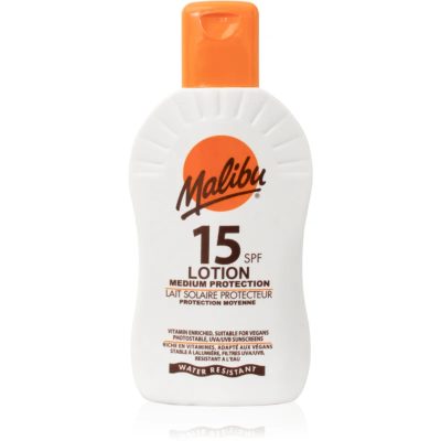 Malibu Lotion Medium Protection ochranné mléko SPF 15 200 ml - parfo.cz