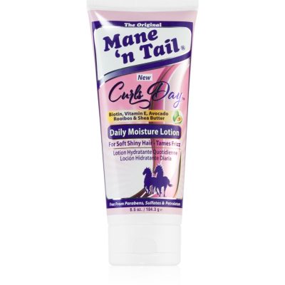 Mane 'N Tail Curls Day Daily Moisture Lotion bezoplachová hydratační péče pro jemné vlasy 192 ml - parfo.cz