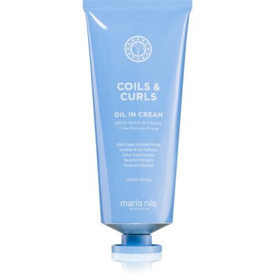 Maria Nila Coils & Curls Oil In Cream regenerační krém pro vlnité a kudrnaté vlasy 100 ml - parfo.cz