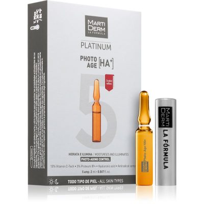MartiDerm Platinum Photo Age HA+ sérum proti stárnutí pleti v ampulích 5x2 ml - parfo.cz