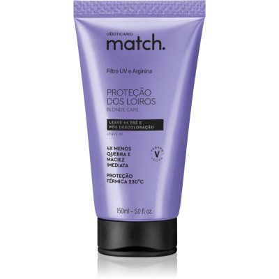 Match. Blonde Care obnovující bezoplachová maska pro blond vlasy 150 ml - parfo.cz