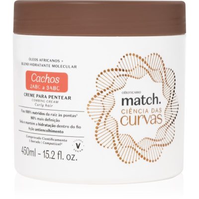 Match. Ciência das Curvas bezoplachová péče pro snadné rozčesání vlasů 450 ml - parfo.cz