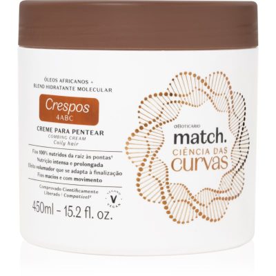 Match. Science of Curves hydratační krém pro vlnité a kudrnaté vlasy 450 ml - parfo.cz