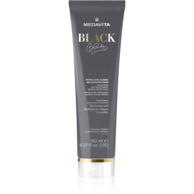 Medavita Black Blondie Extra Cool Blonde přirozeně neutralizující maska pro barvené vlasy 150 ml - parfo.cz
