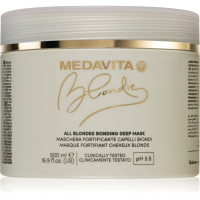 Medavita Blondie All Blondes posilující maska pro barvené vlasy 500 ml - parfo.cz
