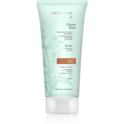 Medavita Choice Beige vyživující maska pro barvené vlasy 200 ml - parfo.cz
