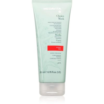 Medavita Choice Red vyživující maska pro barvené vlasy 200 ml - parfo.cz