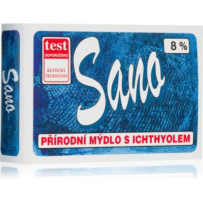 Merco Sano mýdlo s ichtyolem 8% mýdlo pro problematickou pleť 100 g - parfo.cz