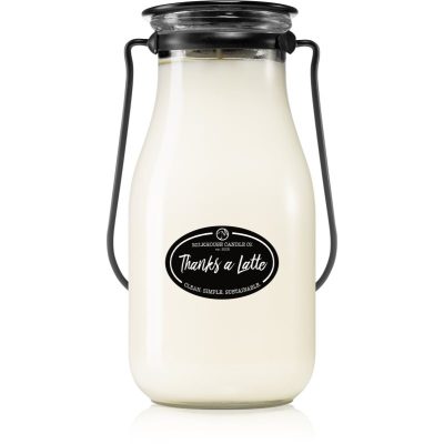 Milkhouse Candle Co. Creamery Thanks A Latte vonná svíčka Milkbottle 396 g - parfo.cz