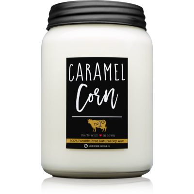 Milkhouse Candle Co. Farmhouse Caramel Corn vonná svíčka Mason Jar 737 g - parfo.cz