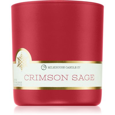 Milkhouse Candle Co. LE Winter Crimson Sage vonná svíčka 226 g - parfo.cz