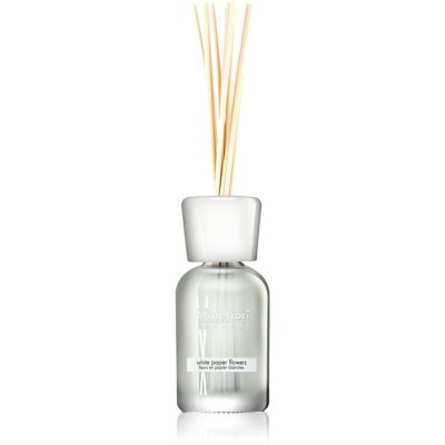 Millefiori Milano White Paper Flowers aroma difuzér 100 ml - parfo.cz