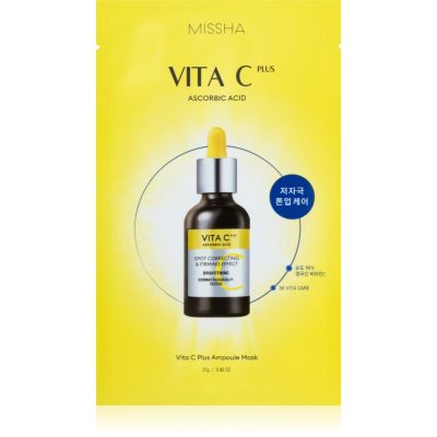 Missha Vita C Plus rozjasňující plátýnková maska s vitaminem C 27 g - parfo.cz