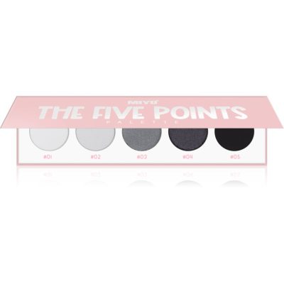 Miyo Eyeshadow The five points paletka očních stínů odstín 02 Smokey 1 ks - parfo.cz
