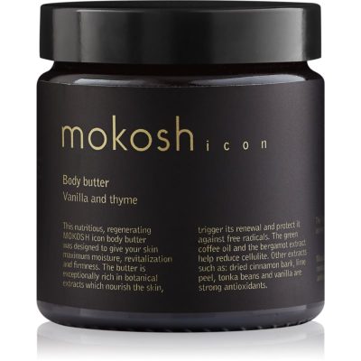 Mokosh Icon Vanilla & Thyme vyživující tělové máslo 120 ml - parfo.cz