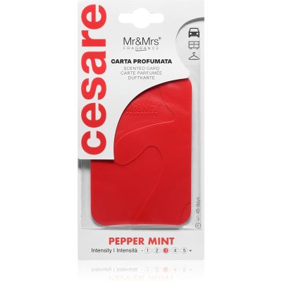 Mr & Mrs Fragrance Cesare Peppermint vonná karta 1 ks - parfo.cz